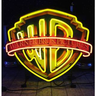 👉 Bord Warner Bros. Logo neon met 69 x 61 cm