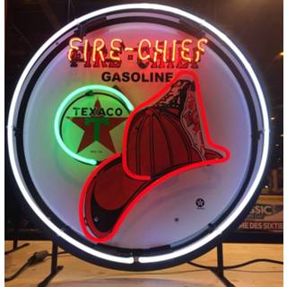 👉 Bord Fire Chief Gasoline Neon Verlichting Met 64 x cm