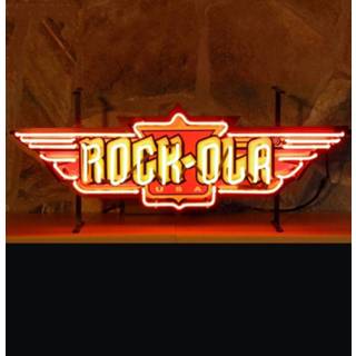 👉 Bord Rock-Ola Logo Neon Verlichting Met 84 x 31 cm