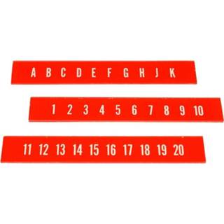 👉 Ami Continental 2 Letters En Nummers Strips (Set van 3)