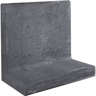 Keerwan voet antraciet Antraciet Keerwand 500x500 en voet 300 mm