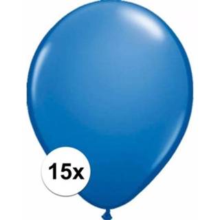👉 Heliumballon blauwe Zak met 15 metallic helium ballonnen