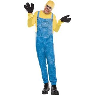 👉 Polyester zwart Minion Bob kostuum volwassenen