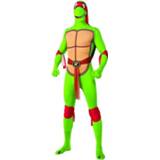 👉 Polyester groen Second skin ninja turtles Raphael