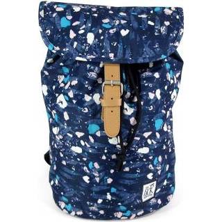 👉 Daypack blauw met motief polyester The Pack Society rugzak Speckles allover 8718803135004