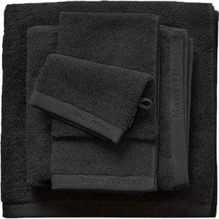 👉 Katoen handdoek zwart Marc O'Polo Timeless Tone Uni Night-Handdoek (50 x 100 cm) 8715944465816