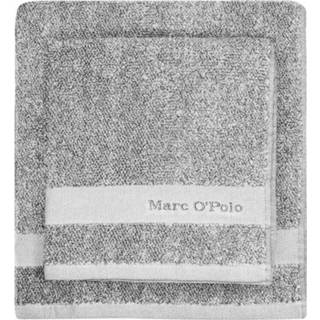 👉 Grijs wit katoen handdoek Marc O'Polo Melange Grey & White-Handdoek (50 x 100 cm) 8715944367868