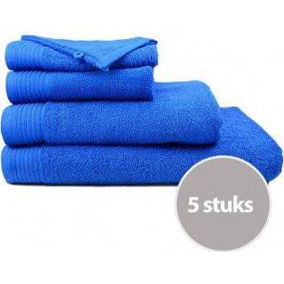 👉 Handdoek blauw The One Voordeelpakket 450 gram 50x100 cm Royal Blue (5 stuks)
