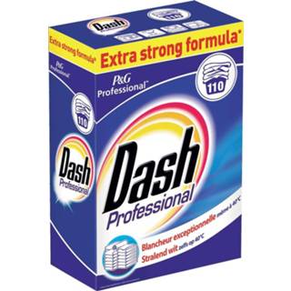 👉 Dash waspoeder Pro Regular, voor witte was, 110 wasbeurten