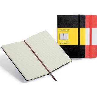 👉 Notitieboek zwart Moleskine notitieboek, ft 9 x 14 cm, geruit, harde cover, 192 bladzijden, 9788883701023