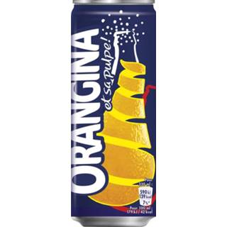 Orangina frisdrank, blikje van, pak Frisdrank Orangina frisdrank, blikje van 33 cl, pak 24 stuks 5410221106958