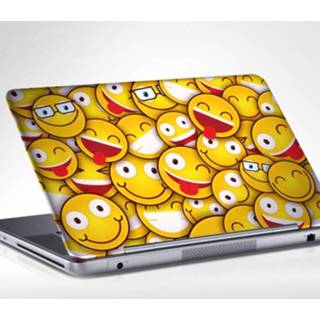 👉 Laptop sticker vrolijke emoticons