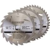 Silverline Tct Cirkelzaagblad Tanden, , - 25 En Ringen Cirkel zaagblad Silverline Tct Cirkelzaagblad 20, 24, 40 Tanden, 3 Stuks (190 X 30 - 25 En 20 mm Ringen)