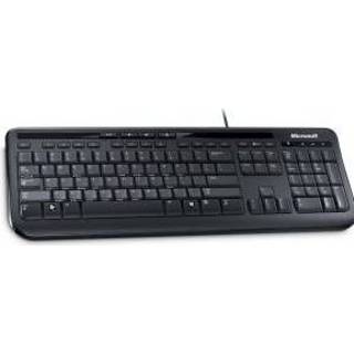 Zwart Microsoft Keyboard Wired 600 Black