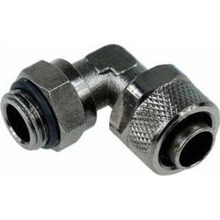👉 Zwart Bitspower G1/4 - 13/10mm Haaks black nickel 4049469044879