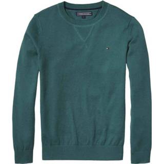 👉 Trui groen pullover multicolor Tommy Hilfiger (va.128) 8719255768666 8719255785182