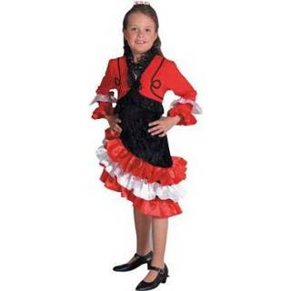 👉 Jurk rood kid flamengo jurkje voor meiden