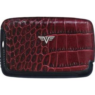 👉 Bordeaux leather croco rood Tru Virtu Card Case Tassel 4260050236125