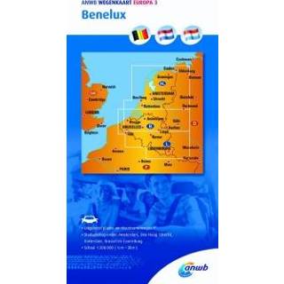 Wegenkaart nederlands postcard book ANWB Media - 3. Benelux 9789018042486