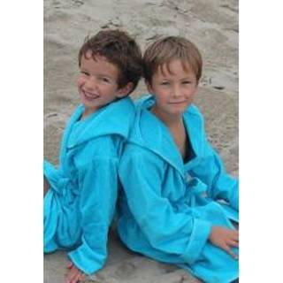 👉 Kinderbadjas aquablauw turkoois kinderen