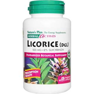 👉 Herbal Actives, Licorice (DGL), 500 mg (60 Veggie Caps) - Nature's Plus