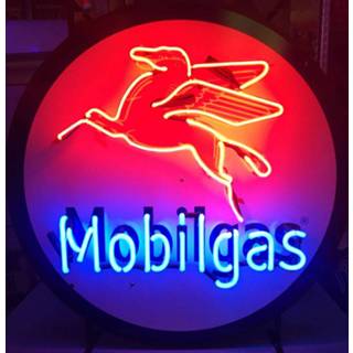 👉 Bord Mobilgas neon met 64 x cm