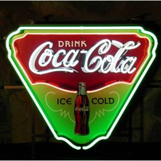 👉 Bord Drink Coca-Cola Ice Cold Neon Verlichting Met 54 x 63 cm