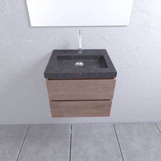Mueller Cali eiken houten badmeubel met 1 kraangat SK20088 Badmeubel eiken houten Mueller Cali 60cm met 1 kraangat 7432030516504