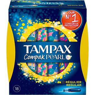 👉 Tampax PEARL COMPAK tampn regular 18 uds 4015400690313