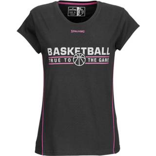 👉 Shirt l zwart Spalding Team T-Shirt 4HER 4051309334958