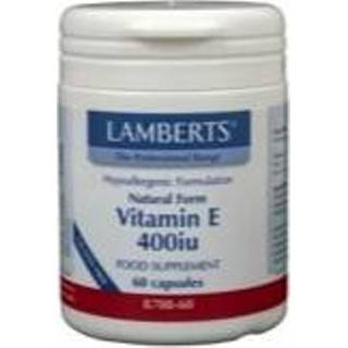 👉 Lamberts Vitamine E 400ie Natuurlijk (60vc)