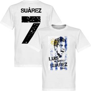 👉 Shirt licht blauw unisex bangladesh Speler T-Shirts volwassen uruguay Luis Suarez Flag T-Shirt