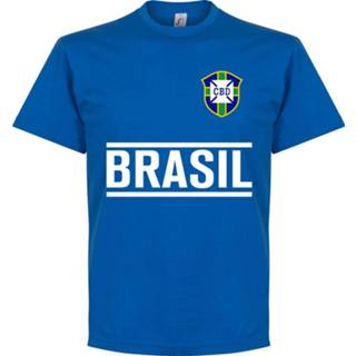 👉 Shirt blauw unisex bangladesh T-Shirts nationale teams jeugd brazili jongens Brazilië Team T-Shirt - Junior/Jongens