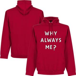 👉 Sweater rood unisex china sweaters volwassen AC Milan Why Always Me? Hooded