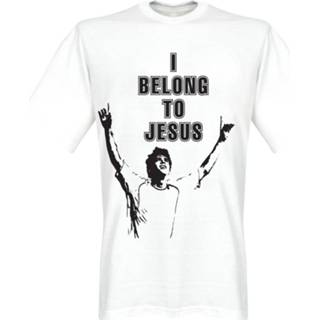 👉 Shirt wit mannen kanaaleilanden Speler T-Shirts volwassen brazili I Belong To Jesus Kaka T-shirt