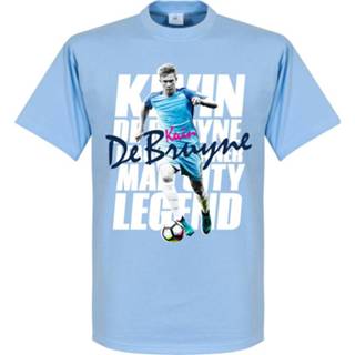 👉 Shirt licht blauw mannen bangladesh Speler T-Shirts volwassen Manchester City Kevin De Bruyne Legend T-Shirt