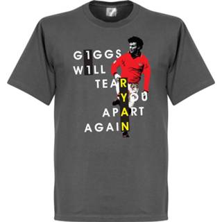 👉 Shirt grijs unisex bangladesh Speler T-Shirts volwassen Manchester United Giggs Will Tear You Apart T-Shirt