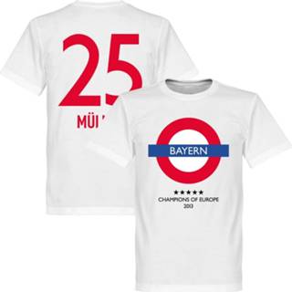 👉 Shirt volwassen mannen Bayern Mnchen bangladesh T-Shirts voetbalclubs rood München Underground T-Shirt + Müller 25