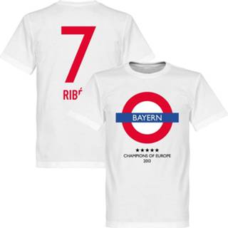 👉 Shirt mannen bangladesh Bayern Mnchen T-Shirts voetbalclubs volwassen rood München Underground T-Shirt + Ribéry 7
