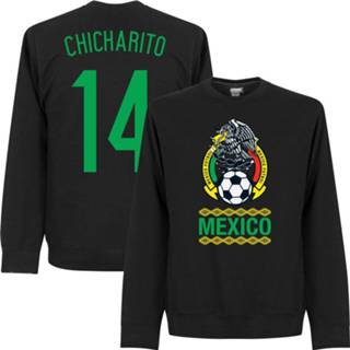👉 Sweater zwart unisex china sweaters volwassen mexico Chicharito Crew Neck