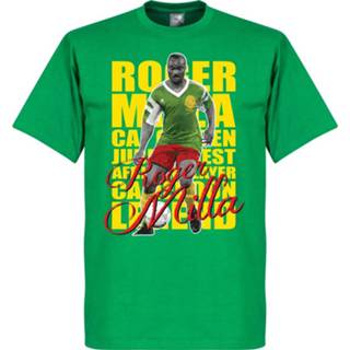 👉 Shirt groen mannen bangladesh Legend T-Shirts volwassen kameroen Roger Milla T-Shirt