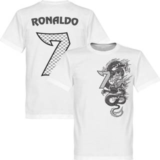 👉 Shirt wit unisex bangladesh Speler T-Shirts jeugd Real Madrid kinderen Ronaldo Nr.7 Dragon T-shirt - KIDS