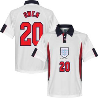 👉 Retroshirt Engeland Retro Shirt Thuis WK 1988 + Owen 20