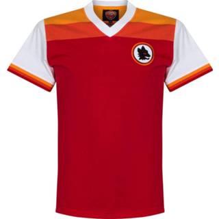 👉 Retroshirt rood mannen nederland voetbalshirts volwassen As Roma Retro Shirt 1978-1979