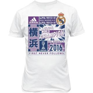 👉 Shirt wit kind mannen frankrijk t-shirts jeugd Real Madrid jongens Adidas WK 2016 Winners T-Shirt - Junior/Jongens