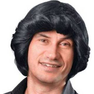 Zwarte boyband pruik Pruik zwart zwarte boyband jongens