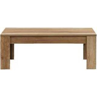 👉 Salontafel spaanplaat bruin Lidia - eikenkleur 45x122x65 cm 8024963391694