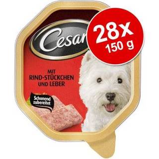 👉 Honden voer Cesar Megapacks 28 x 150 g Classic Megapak Rund & Lever Hondenvoer