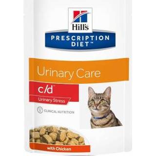 👉 Katten voer urineproblemen 12x85g C/D Urinary Stress met Kip Hill's Prescription Diet Kattenvoer