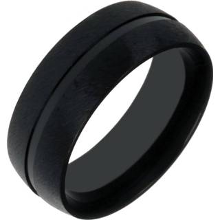 Stalen mannen ring zwarte zwart Zwarte mannen zwart stalen ring